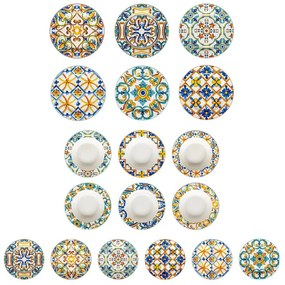PorcelĂĄn tĂĄnyĂ©r kĂ©szlet 18 db-os Medicea â Brandani