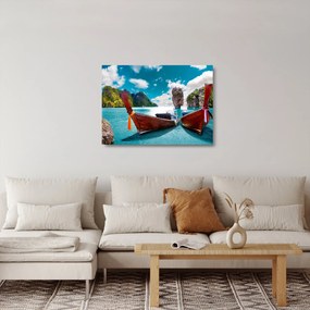 Kép - Édenkert a földön (üvegen) (70x50 cm)