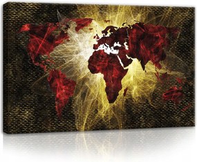 Vászonkép 60x40 Absztrakt világgeometria modern nappaliba