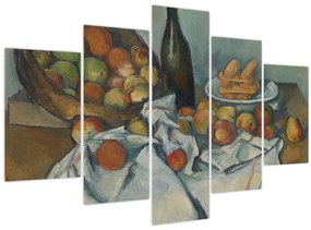 Kép - Paul Cezanne, The Basket of Apples, reprodukciók (150x105 cm)