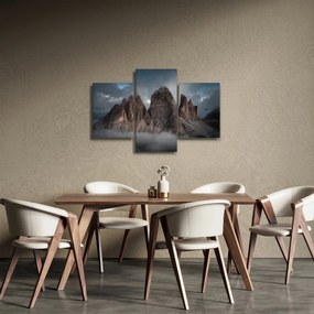 Kép - Három fogak, olasz Dolomitok (90x60 cm)