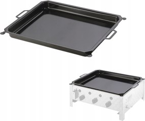 Pelvis Rascal zománcozott gázgrill serpenyő 58x46x5cm