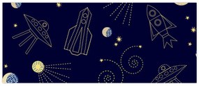 Kép - Univerzum (120x50 cm)