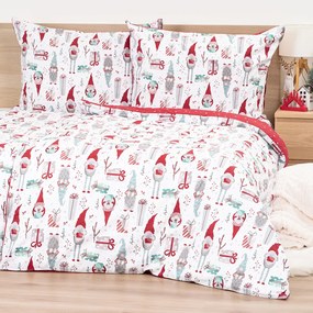 4Home Pamut ágynemű Christmas Elf , 140 x 200 cm, 70 x 90 cm