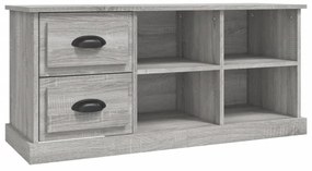 szürke sonoma színű szerelt fa TV-szekrény 102 x 35,5 x 47,5 cm