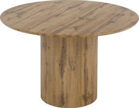 Étkezőasztal, tölgy, átmérő 120 cm, MAHIR TYP 2