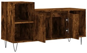 füstös tölgy színű szerelt fa TV-szekrény 100x35x55 cm