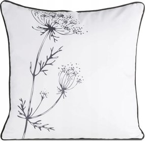 Dekoratív párnahuzat Agnes 60x60 Eurofirany fehér fekete csíkos boríték