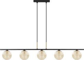 KAJA K-5688 GIRO Fekete Színű Függeszték 5xG9 10W IP20