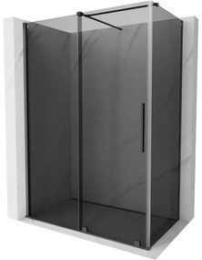 Mexen Velar, tolĂłajtĂłs zuhanykabin 160 x 80 cm, 8mm szĂŒrke ĂŒveg, polĂrozott grafit, 871-160-080-41-66