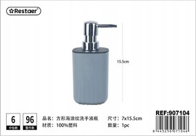 Elegáns szürke hullám alakú szappantartó