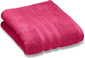 Sötét rózsaszín frottír pamut törölköző és fürdőlepedő készlet 6 db-os Zero Twist – Catherine Lansfield