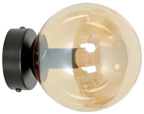 Fali lámpa ROSSI 1xE14/10W/230V fekete/bézs