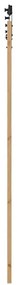 Csúszóajtó Egyéb ORKDAL Barna 83 x 232 cm Fa és fém