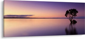 A vízfelszín képe napkeltekor (120x50 cm)
