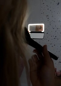Concept KZ2020 - PERFECT SKIN LED kozmetikai tükör, 1,5W/5V, 300 mAh, fekete