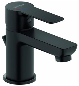 Duravit DC1013001046 - Mosdócsaptelep + leeresztő D-CODE matt fekete