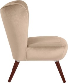 Sari Velvet bézs fotel - Max Winzer