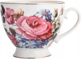 Nagy teáscsésze kávéhoz és teához Krémrózsa 420 ml