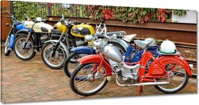 Festmények 180x90 Antik motorkerékpárok