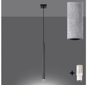 Brilagi Brilagi - LED Csillár zsinóron DRIFA 1xG9/4W/230V beton BG0621