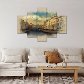 Kép - Moyka, folyó, St. Petersburg, Oroszország (150x105 cm)