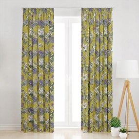 Virágmintás Függöny, Szalagfüggöny 145X280