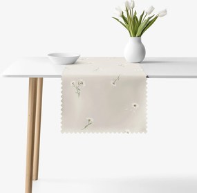 Goldea teflonbevonatú asztali futó - százszorszépek 20x120 cm