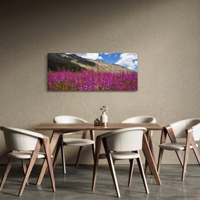 Hegyi rét tája (120x50 cm)