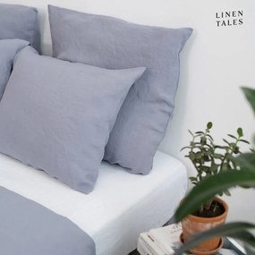 Világosszürke kétszemélyes kenderrost ágyneműhuzat 200x200 cm – Linen Tales