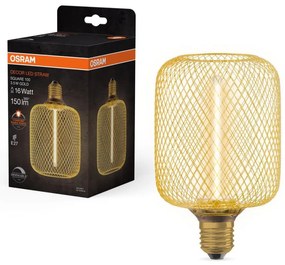 LED Dimmelhető izzó DECOR FILAMENT E27/3,5W/230V 1800K arany - Osram