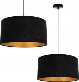 Mennyezeti Lámpa Lógó Csillár Szimpla Arany Lámpabúra Velúr Nappali