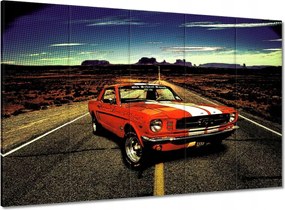 Vászonkép 100x70 Piros Ford Mustang