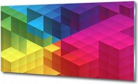 Fotó-üvegkép Geometrikus háttér 125x50