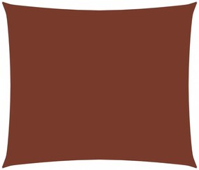 vidaXL terrakotta téglalap alakú oxford-szövet napvitorla 4 x 5 m