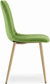 Világoszöld bársonyszék LAVA