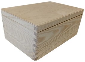 Gaboni Fa doboz fedővel 30 x 20 x 13,5 cm