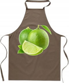 Konyhai kötény nyomott mintás lime