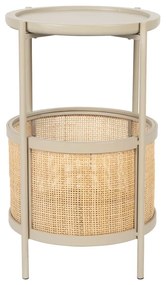 Kerek tárolóasztal ø 30 cm Makoto – White Label