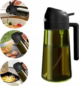 Konyhai Olajmosó Spray Üveg Adagoló Nyéllel Nagy