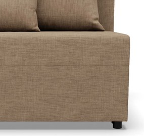 Nobu sarokkanapé, fonott, univerzális oldal, bézs