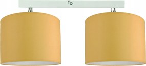 Divatos plafon lámpa, mennyezeti függeszték modern mustár lámpabúra 20cmcLed