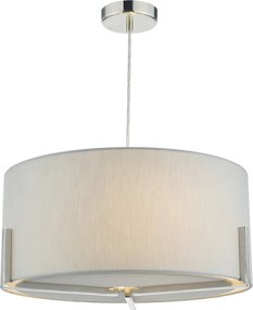 DAR LIGHTING SAN0339 SANTINO Ernyős Függesztett Lámpa Szürke E27 IP20