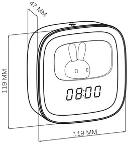 Polux BUNNY 328144 Asztali lámpa 1x1,2W/LED 3000K 55lm IP20