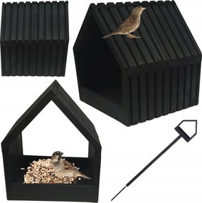 Madáretető fa Eko impregnált 117x24x22 cm kerti álló