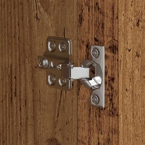 vidaXL Fürdőszoba Székény fiókkal Öreg fa 40 x 30 x 180 cm Faanyag