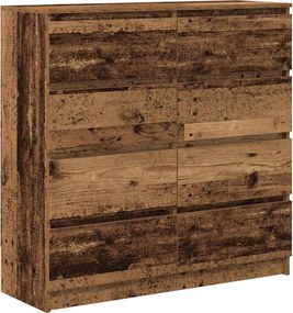 vidaXL antik fa színű szerelt fa tálalószekrény 100x35x99 cm