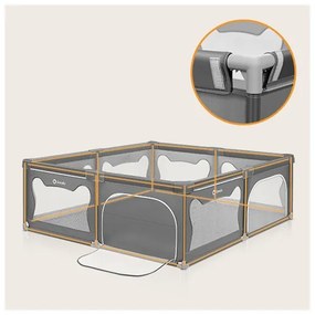 Lionelo - Járóka WILLOW XL szürke