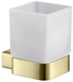 AREZZO design MONO üveg pohár tartó, szálcsiszolt arany