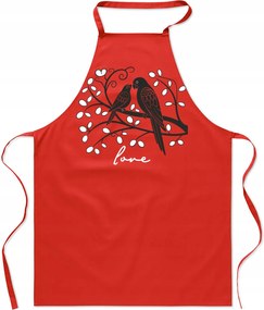 Konyhai Kötény Valentin napi ajándék madarak